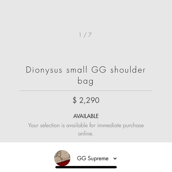 Gucci Dionysus Shoulder Bag - Picture 7 of 7